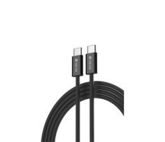 kábel Devia Smart EC325 PD USB-C - USB-C 1,0 m 60W 3A čierny (BRA013946)