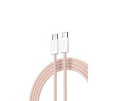 kábel Devia Smart EC325 PD USB-C - USB-C 1,0 m 60W 3A ružový (BRA013948)