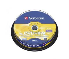 Verbatim DVD+RW 4x 4,7GB cake 10 ks