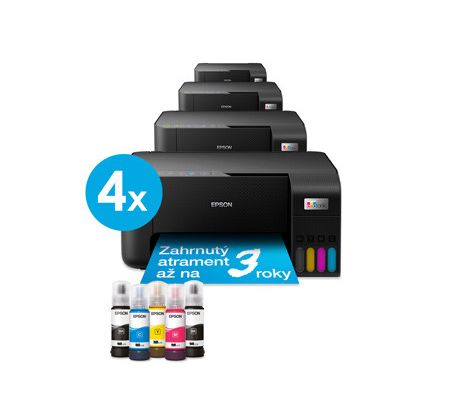 AKCIA: 4x MFP "ecoTANK" EPSON L3270/1 (C11CJ67434/5)