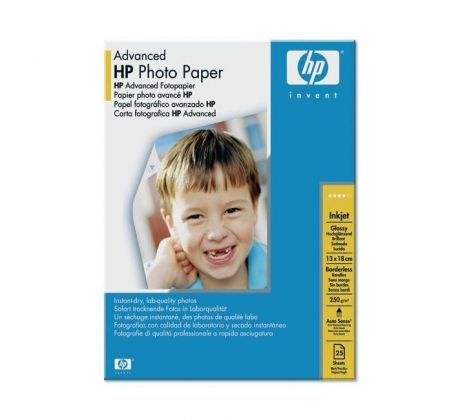 Paper HP Q8696A Advanced Photo glossy 250g 13x18cm