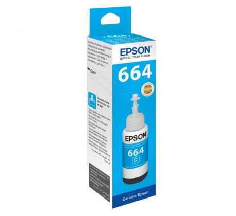 Atramentová náplň Epson C13T66424A cyan pre L100/L200/L300/L1300/L355/L365/L386 (4.000 str.)