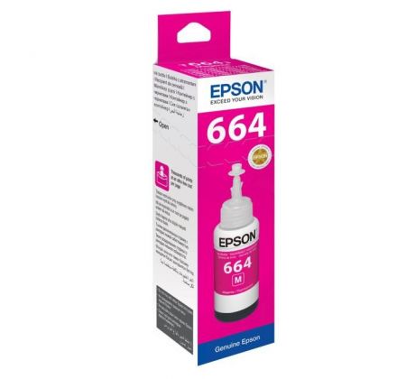 Atramentová náplň Epson C13T66434A magenta pre L100/L200/L300/L1300/L355/L365/L386 (4.000 str.)