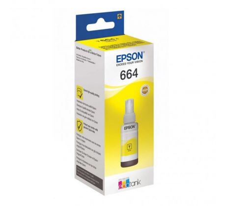 Atramentová náplň Epson C13T66444A yellow pre L100/L200/L300/L1300/L355/L365/L386 (4.000 str.)