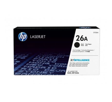 Toner HP CF226A HP 26A black (3.100 str.) pre LaserJet Pro M402/M426