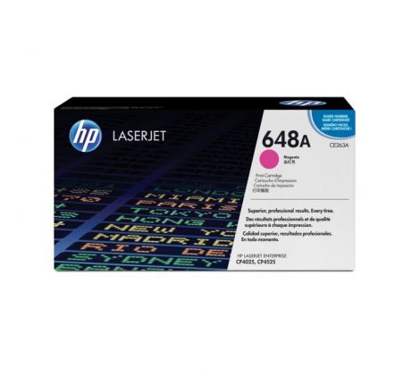 Toner HP CE263A HP 648A magenta (11.000 str.) pre LaserJet CP4525