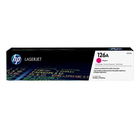 Toner HP CE313A HP 126 magenta (1.000 str.) pre LaserJet Pro CP1025/nw