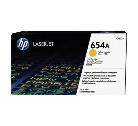 Toner HP CF332A HP 654A yellow (15.000 str.) pre LaserJet Enterprise M651