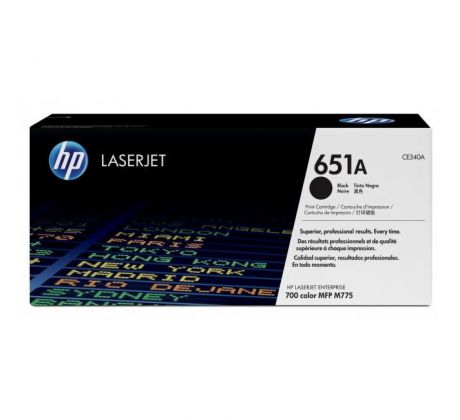 Toner HP CE340A HP 651A black (13.500 str.) pre LaserJet Enterprise M775