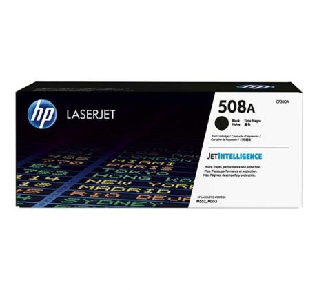 Toner HP CF360A HP 508A black (6.000 str.) pre LaserJet M552/ M553/M577