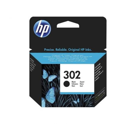 Atramentová náplň HP F6U66AE HP 302 black (190 str.) pre DeskJet 2130/3639/4650