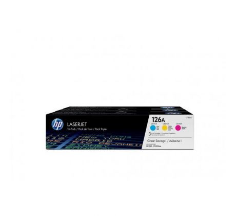 Sada tonerov HP CF341A HP 126 cyan, magenta, yellow (CE311,CE312,CE313)