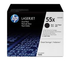 Toner HP CE255XD HP 55X dual pack black (2x13.000 str.) pre Enterprise P3015/LJ Pro M521/Enterprise M525