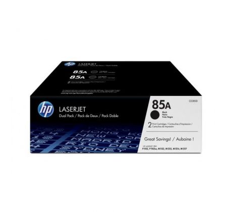 Toner HP CE285AD HP 85A dual pack black (2x1.600 str.) pre LaserJet Pro P1102/1102w