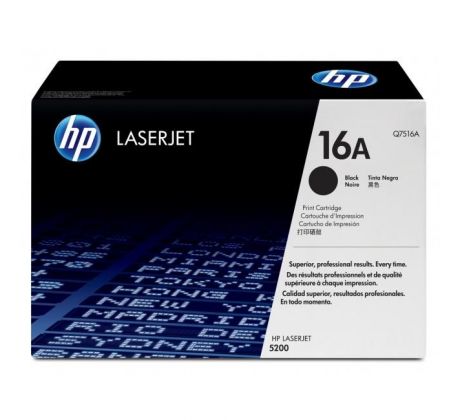 Toner HP Q7516A HP 16A black (12.000 str.) pre LaserJet 5200