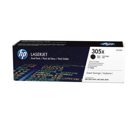 Toner HP CE410XD HP 305X dual pack black (2x4.000 str.) pre LaserJet Pro M351/ M375/ M451/ M475