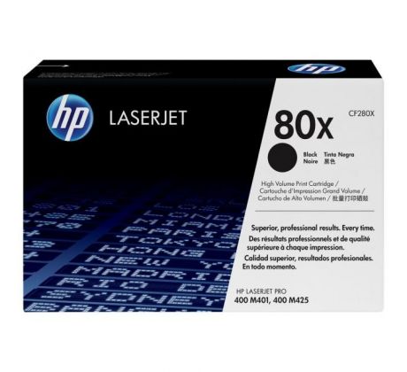 Toner HP CF280X HP 80X black (6.900 str.) pre LaserJet Pro M401/M425