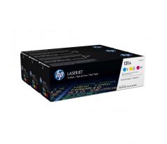 Toner HP U0SL1AM HP 131A trojité balenie CMY (CF211A,CF212A,CF213A)