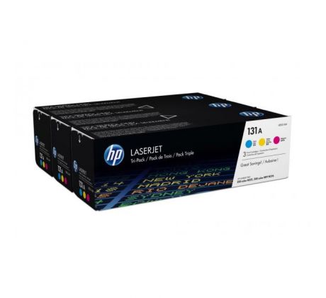 Toner HP U0SL1AM HP 131A trojité balenie CMY (CF211A,CF212A,CF213A)