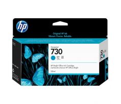 Atramentová náplň HP P2V62A HP 730 cyan (130 ml) pre DesignJet T1600, T1700, T2600