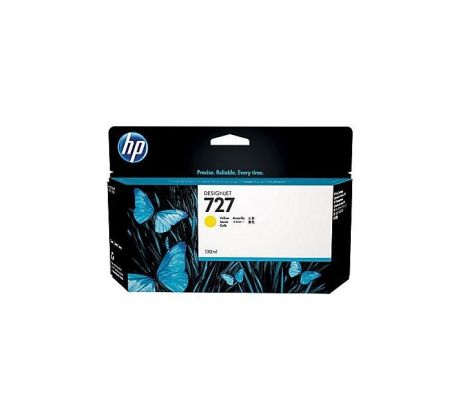 Atramentová náplň HP B3P21A HP 727 yellow (130 ml) pre DesignJet T920/ T1500/ T2500