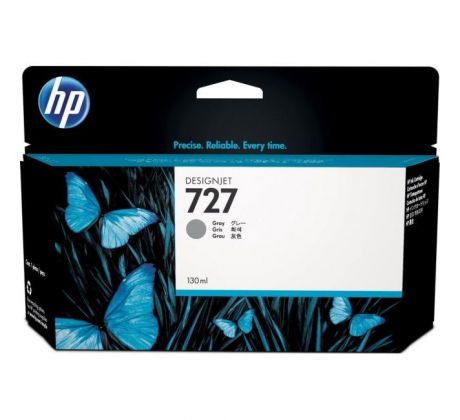 Atramentová náplň HP B3P24A HP 727 grey (130 ml) pre DesignJet T920/ T1500/ T2500