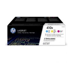 Toner HP 410X 3-pack High Yield Cyan/Magenta/Yellow Original LaserJet Toner Cartridges (CF252XM)