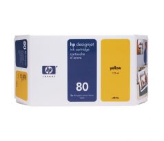 Atramentová náplň HP C4873A HP 80 yellow (175 ml) pre Designjet 1000