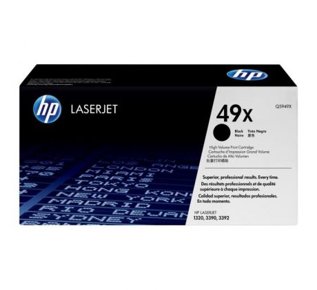 Toner HP Q5949X HP 49X black (6.000 str.) pre LaserJet 1160/1320/3390/3392