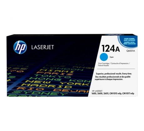 Toner HP Q6001A HP 124A cyan (2.000 str.) pre LaserJet 1600/2600/CM1015