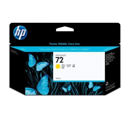 Atramentová náplň HP C9373A HP 72 yellow (130 ml) pre DesignJet T610/T620/T790/T770