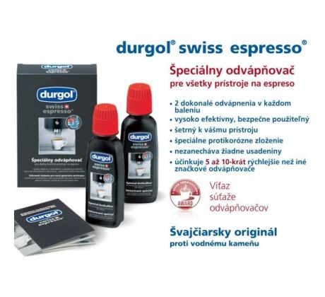 DURGOL EXPRESSO odvápňovacie dávky 2 x 125 ml