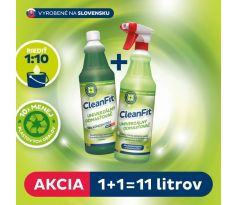 Cleanfit ultrakoncentrát - Univerzálny odmasťovač 1+1=11 l