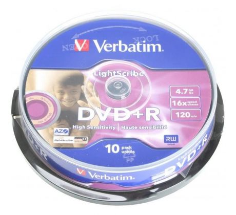 Verbatim DVD+R 16x cake10