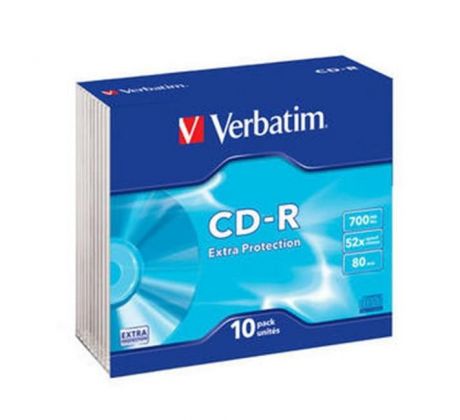 Verbatim CD-R 700MB 52x Extra protection surface slim