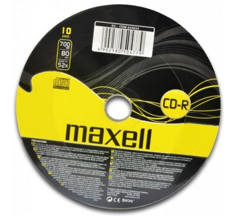 CD-R Maxell 700MB 52x 10ks/cake