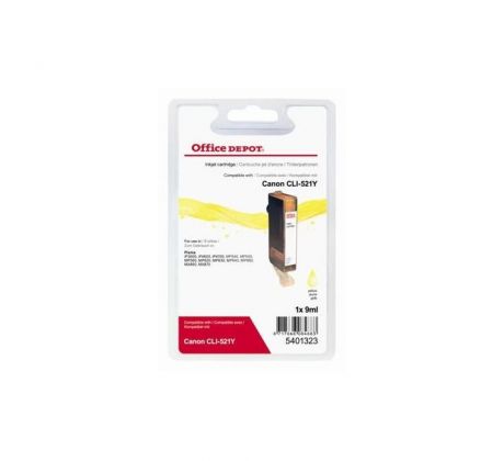 Alternatívny atrament Ecodata CLI-521 yellow 13 ml