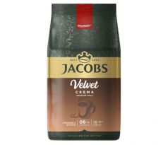 Káva Jacobs Velvet Crema zrnková 1000g