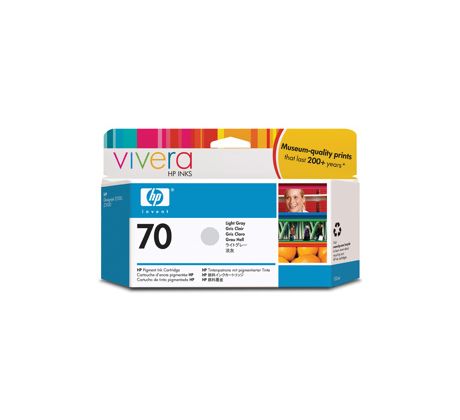 KAZETA HP C9451A No. 70, 130ml, light grey cartridge with Vivera Ink. (C9451A)