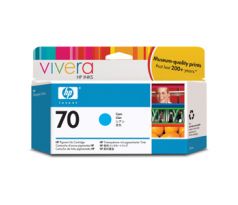 KAZETA HP C9452A No. 70, 130ml, cyan cartridge with Vivera Ink. (C9452A)