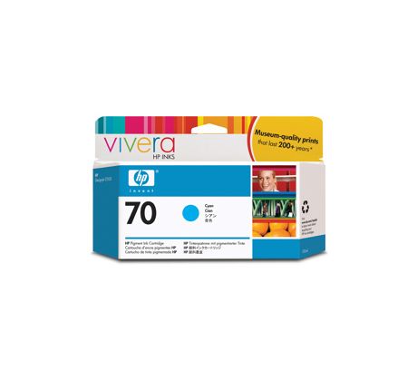 KAZETA HP C9452A No. 70, 130ml, cyan cartridge with Vivera Ink. (C9452A)