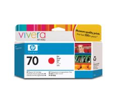 KAZETA HP C9456A No. 70, 130ml, red cartridge with Vivera Ink. (C9456A)