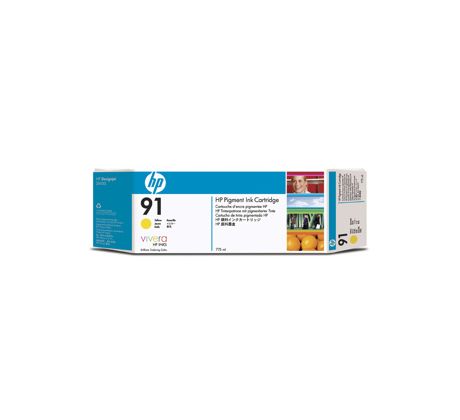 KAZETA HP C9469A  91 775 ml Yellow Ink Cartridge with Vivera Ink (C9469A)