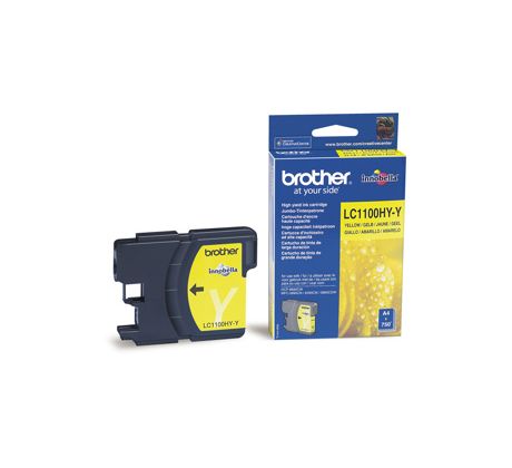 kazeta BROTHER LC-1100 Yellow HY MFC-6490CW/DCP-6690CW (750 str.) (LC1100HYY)