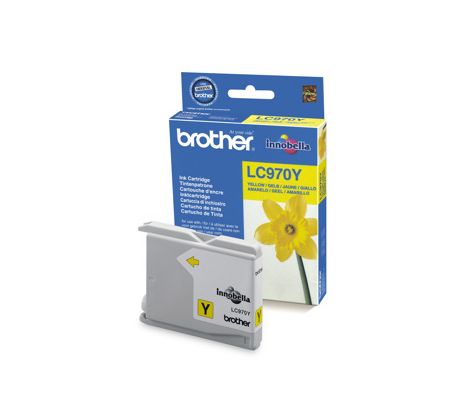 kazeta BROTHER LC-970 Yellow DCP-135C/150C, MFC-235C/260C (300 str.) (LC970Y)