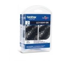 kazeta BROTHER LC-1100 Black HY 2ks MFC-6490CW/DCP-6690CW (2x 900 str.) (LC1100HYBKBP2)