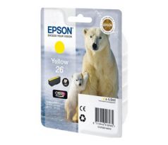 kazeta EPSON XP-600/700 T2614 26 Claria Yellow (300 str.) (C13T261440)