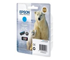 kazeta EPSON XP-600/700 T2632 26XL Claria Cyan (700 str.) (C13T263240)