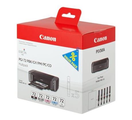 kazeta CANON PGI-72 PBK/GY/PM/PC/CO PACK PIXMA Pro 10 (6403B007)