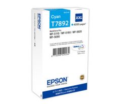 kazeta EPSON WorkForce WF-5620,5690,5190,5000 seria cyan XXL (4000 str.) (C13T789240)